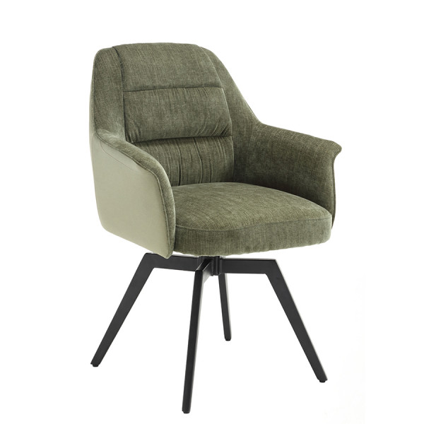 Kenmare Swivel Dining Chair Green 